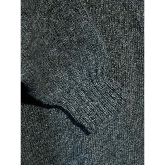 Vintage Wool McGeorge Shetland Sweater Mens Large Blue Argyle Scotland 80s 90s - Picture 3 of 9